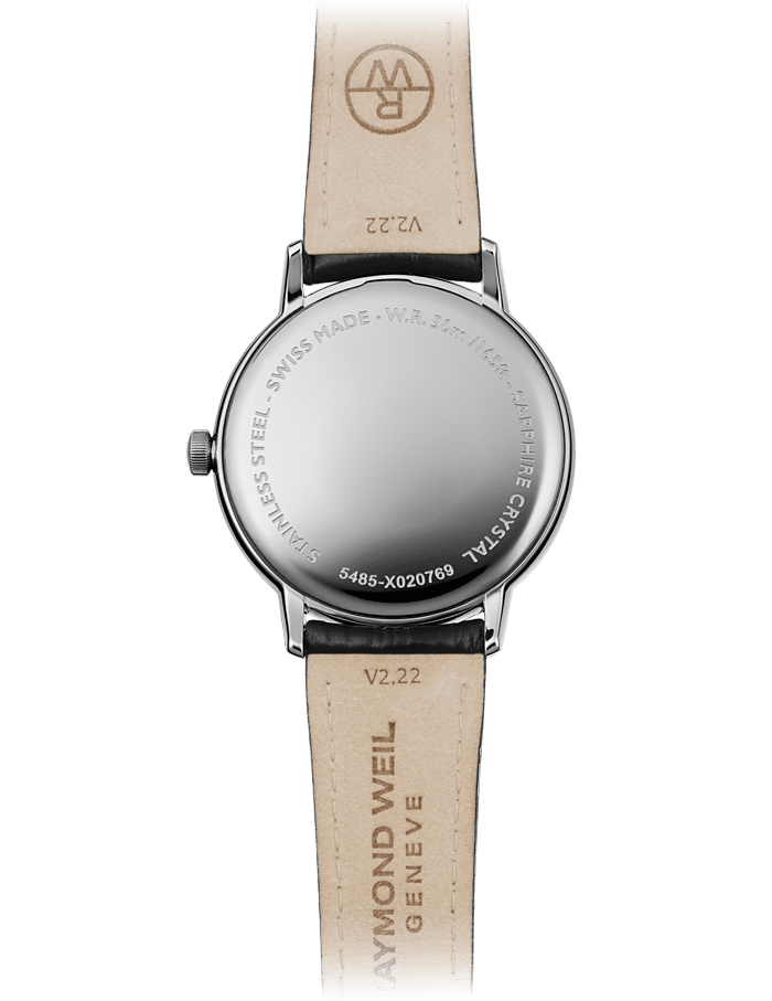 Raymond Weil Toccata Men's Quartz Silver Dial Leather Strap Watch, 39mm 5485-STC-00658