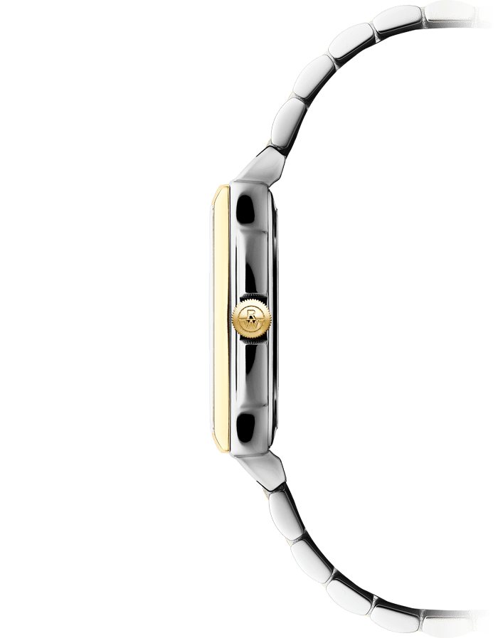 Raymond Weil Toccata Ladies Quartz White Dial Two-Tone Bracelet Watch, 22.6 x 28.1mm 5925-STP-00300