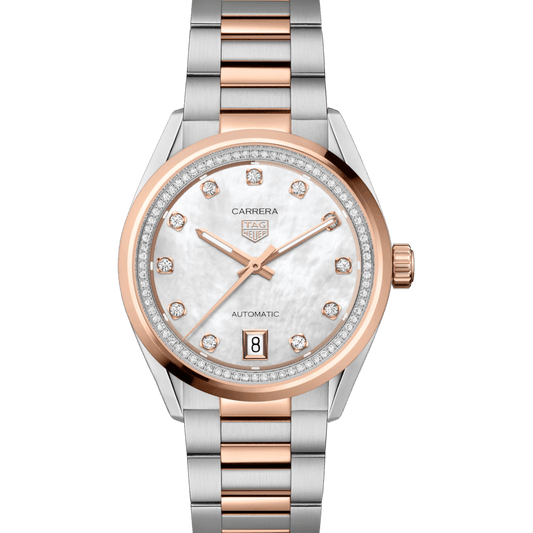 Tag Heuer Carrera Date Automatic Steel And Gold Watch WBN2351.BD0000