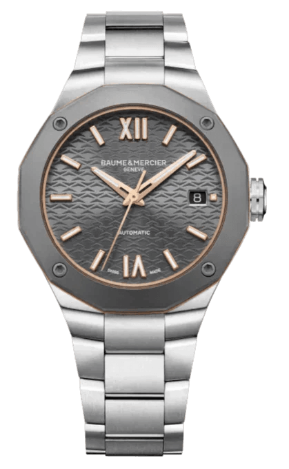 Baume & Mercier Riviera Automatic Watch, Steel Titanium 10661