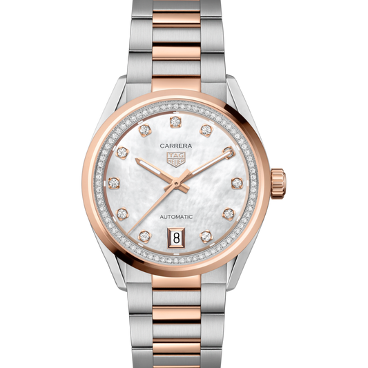 Tag Heuer Carrera Date Automatic Steel And Gold Watch WBN2351.BD0000