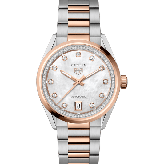 Tag Heuer Carrera Date Automatic Steel And Gold Watch WBN2351.BD0000