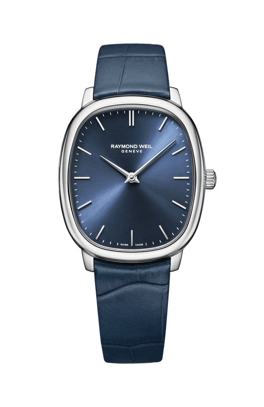 Raymond Weil toccata Heritage 33 x 38 mm, blue dial 2280-STC-50001