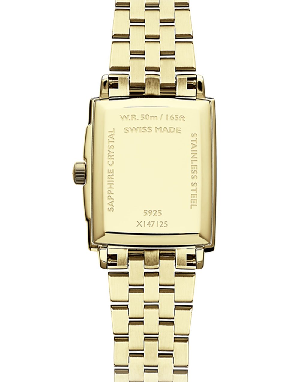 Raymond Weil Toccata Ladies 68 Diamonds Mother-of-Pearl Gold PVD Bracelet Watch, 22.6 x 28.1mm 5925-PS-00995