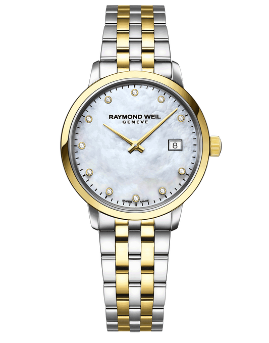 Raymond Weil Toccata Ladies Quartz 11 Diamond Mother-of-Pearl Dial 5985-STP-97081