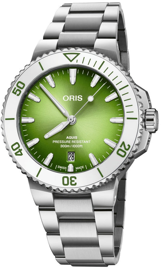 Oris Aquis Date Taste of Summer Automatic Watch 01 733 7787 4137-07 8 22 04PEB