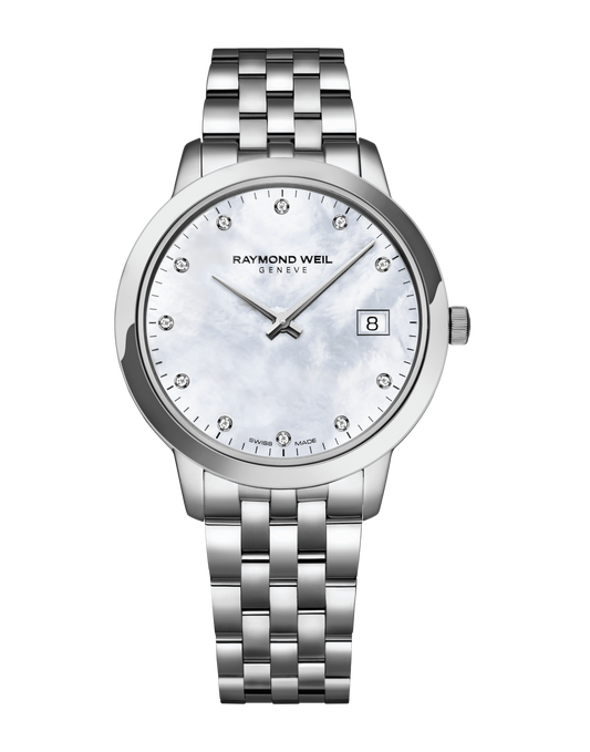 Raymond Weil Toccata Ladies White Mother-Of-Pearl Diamonds 5385-ST-97081