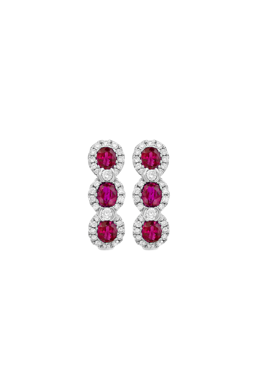 Colored Stone Earring