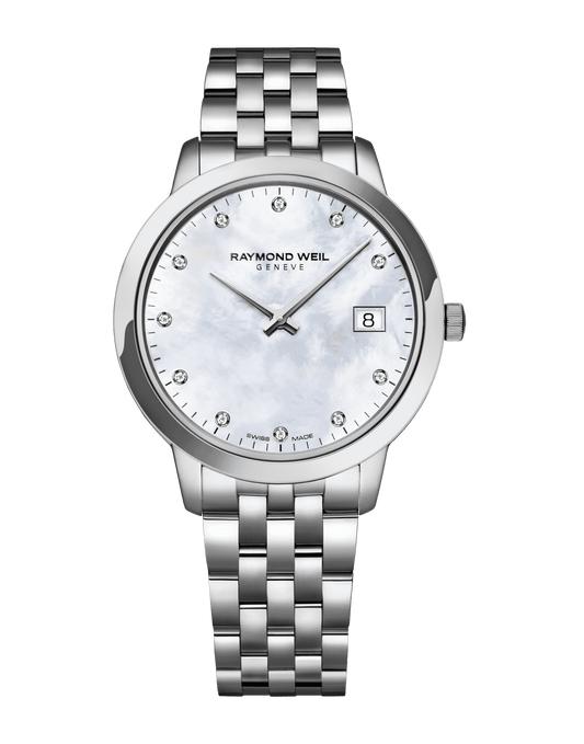 Raymond Weil Toccata Ladies White Mother-Of-Pearl Diamonds 5385-ST-97081