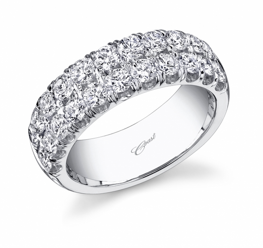 Diamond Wedding Bands  -  Women'