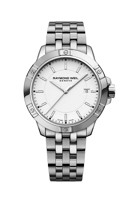 Raymond Weil tango Classic 41 mm, white dial 8160-ST-30041