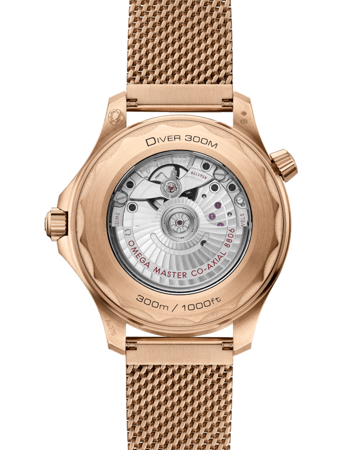 Omega Seamaster Diver 300M 42 mm, Bronze Gold on Bronze Gold Self Winding Watch 21090422001003