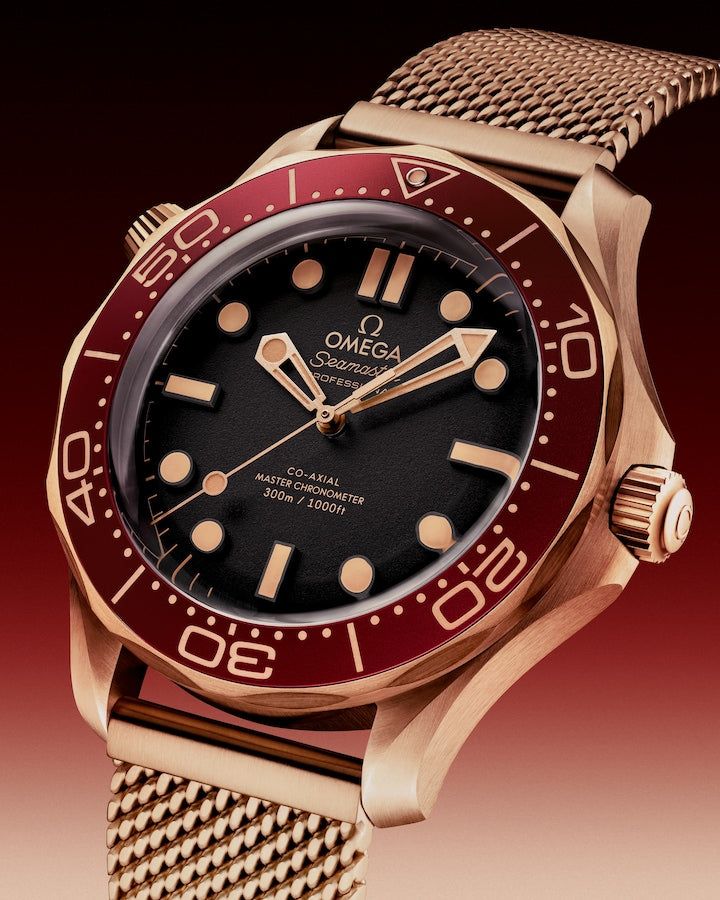 Omega Seamaster Diver 300M 42 mm, Bronze Gold on Bronze Gold Self Winding Watch 21090422001003