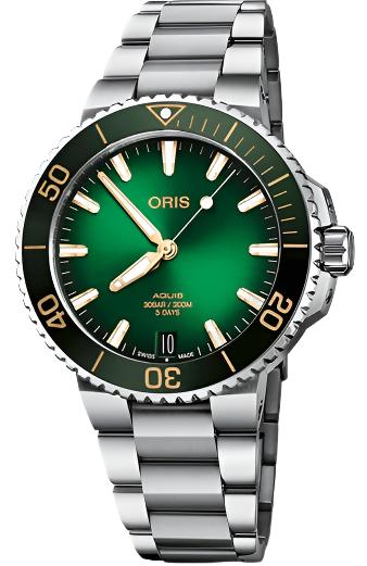 Oris Aquis Date Calibre 400 Automatic Watch 01 400 7769 4127-07 8 22 09PEB