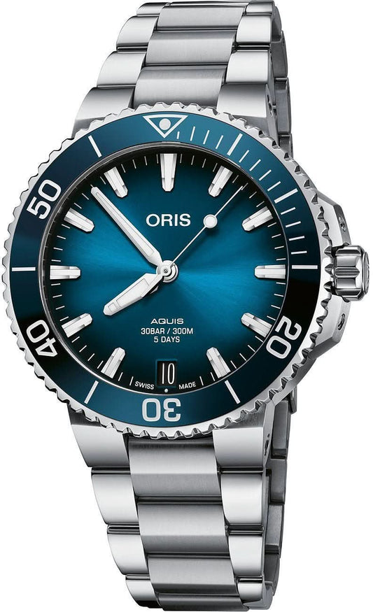 Oris Aquis Date Calibre 400 Automatic Watch 01 400 7769 4135-07 8 22 09PEB