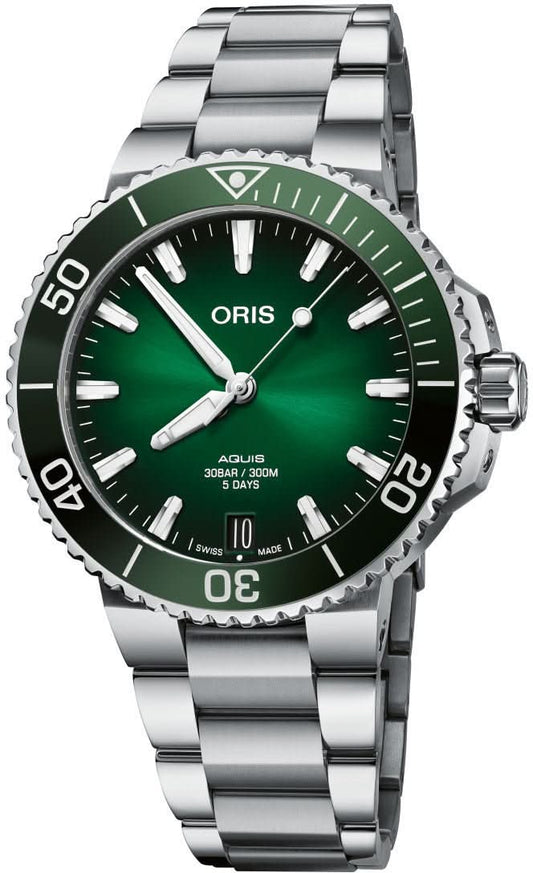 Oris Aquis Date Calibre 400 Automatic Watch 01 400 7769 4157-07 8 22 09PEB