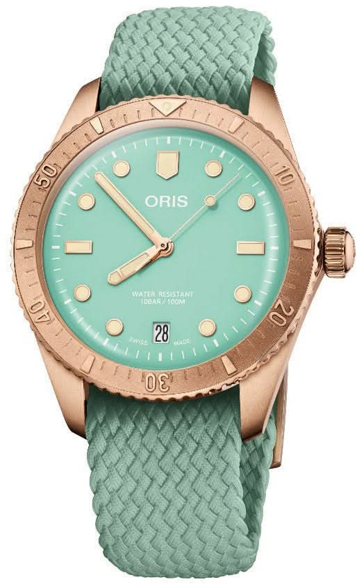 Oris Divers Sixty‑Five 'Cotton Candy' Automatic Watch 01 733 7771 3157-07 3 19 03BRS