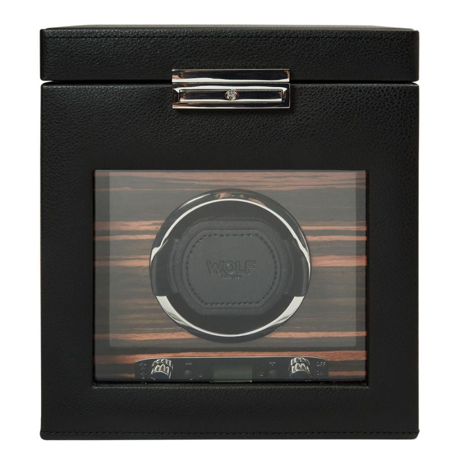 Wolf Roadster Single Watch Winder with Storage 457156
