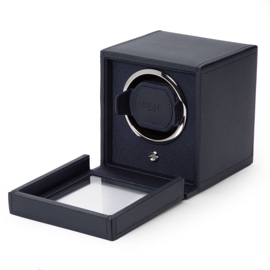Wolf Cub Single Watch Winder with Cover 461117