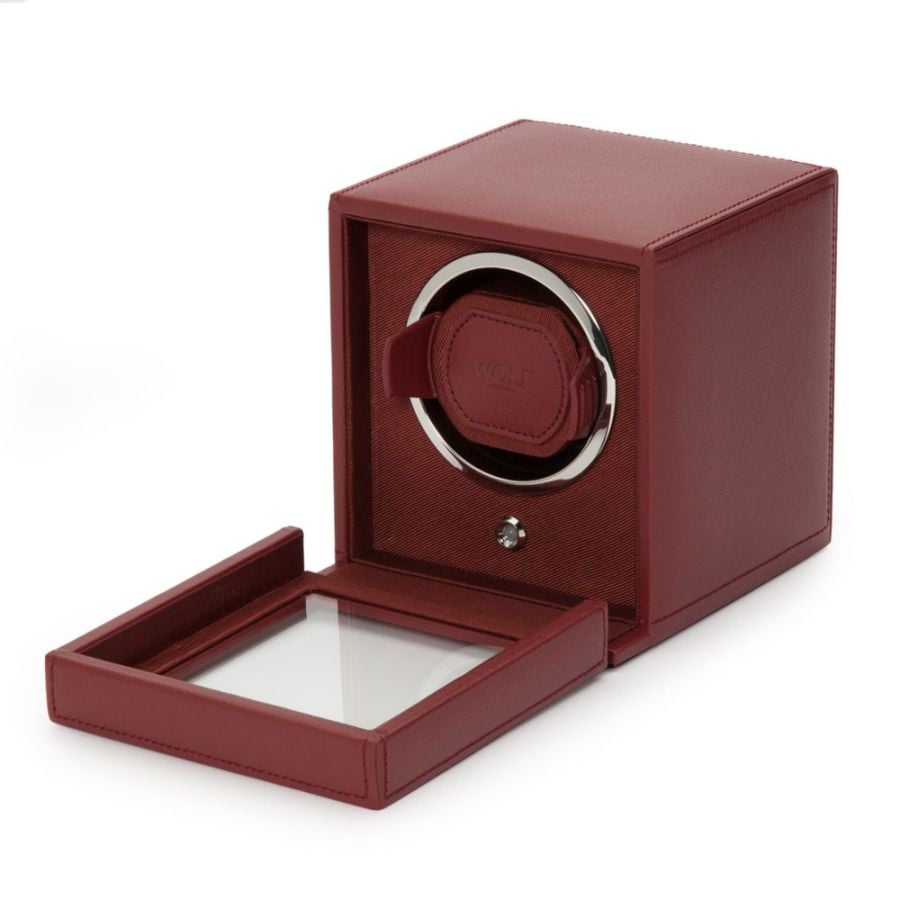 Wolf Cub Single Watch Winder with Cover 461126