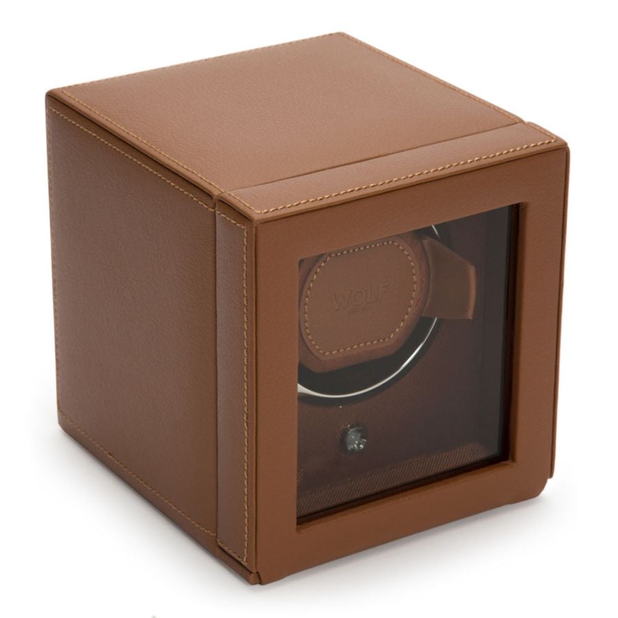 Wolf Cub Single Watch Winder with Cover 461127