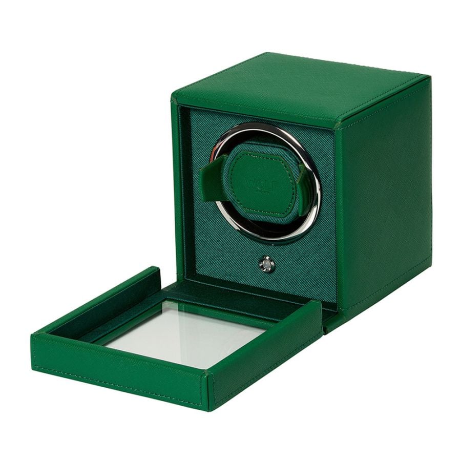Wolf Cub Single Watch Winder with Cover 461143