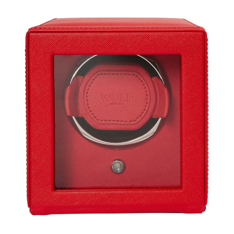 Wolf Cub Single Watch Winder with Cover 461172