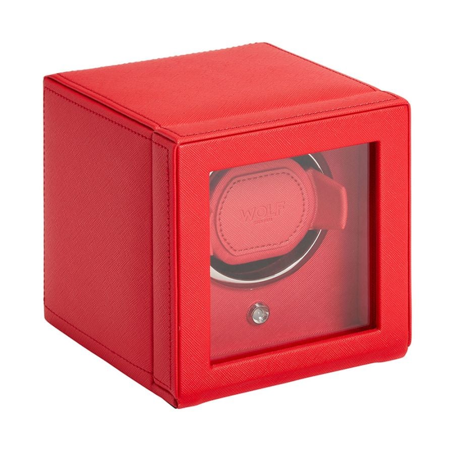 Wolf Cub Single Watch Winder with Cover 461172