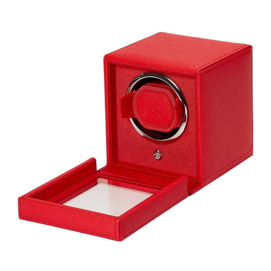 Wolf Cub Single Watch Winder with Cover 461172