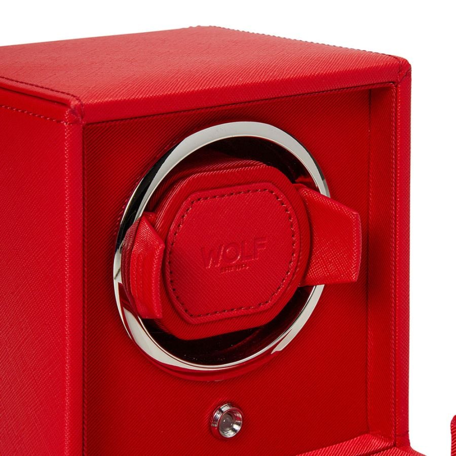 Wolf Cub Single Watch Winder with Cover 461172