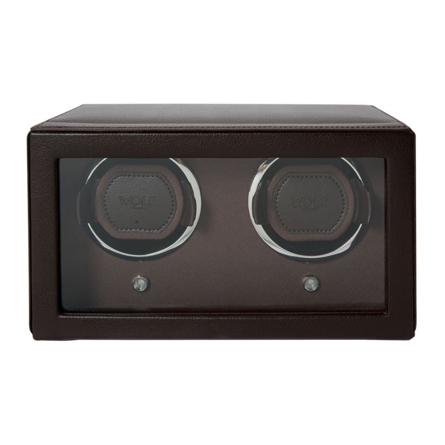 Wolf Cub Double Watch Winder with Cover 461206