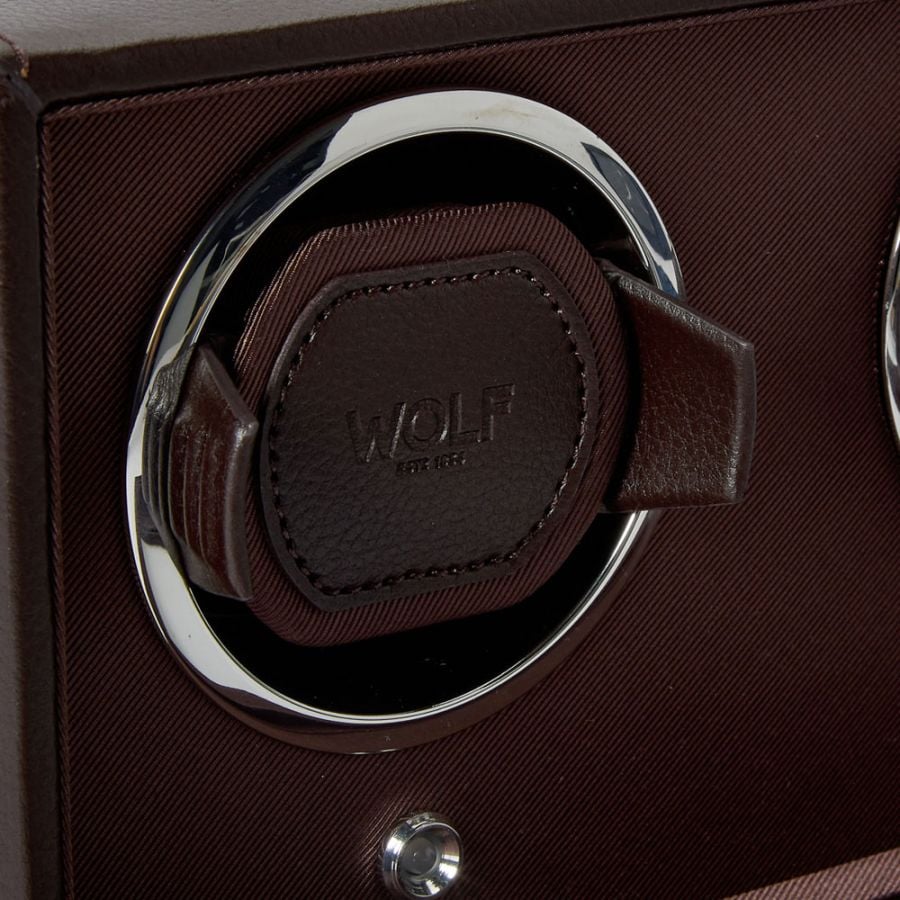 Wolf Cub Double Watch Winder with Cover 461206