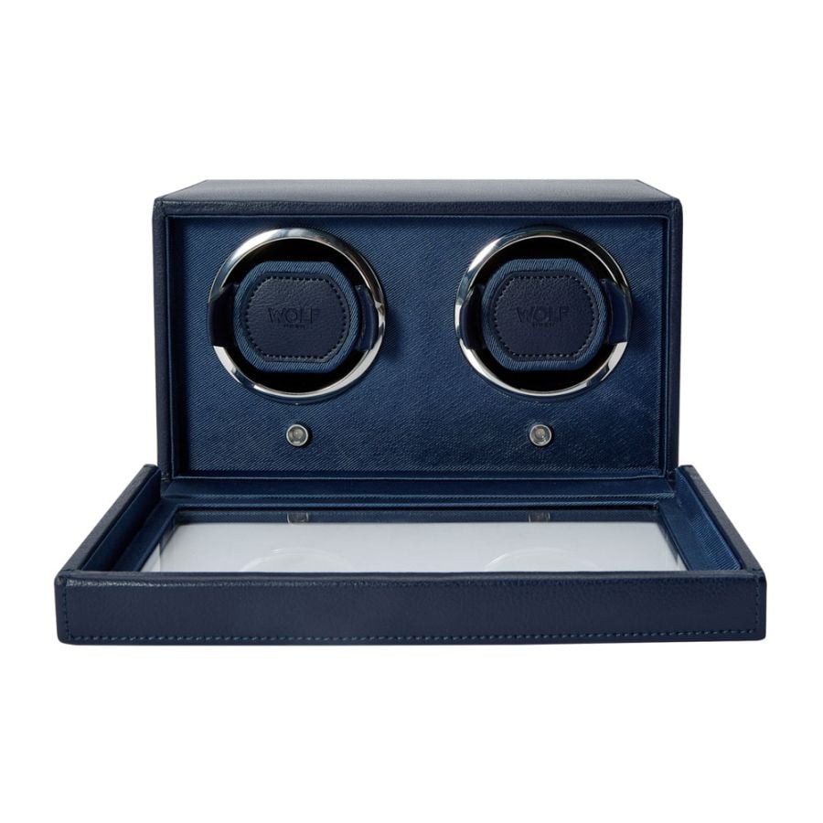Wolf Cub Double Watch Winder with Cover 461217