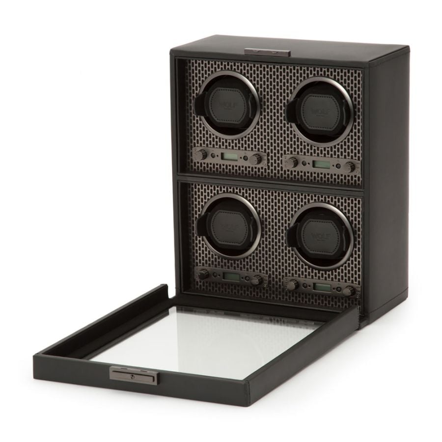 Wolf Axis 4 Piece Watch Winder 469503