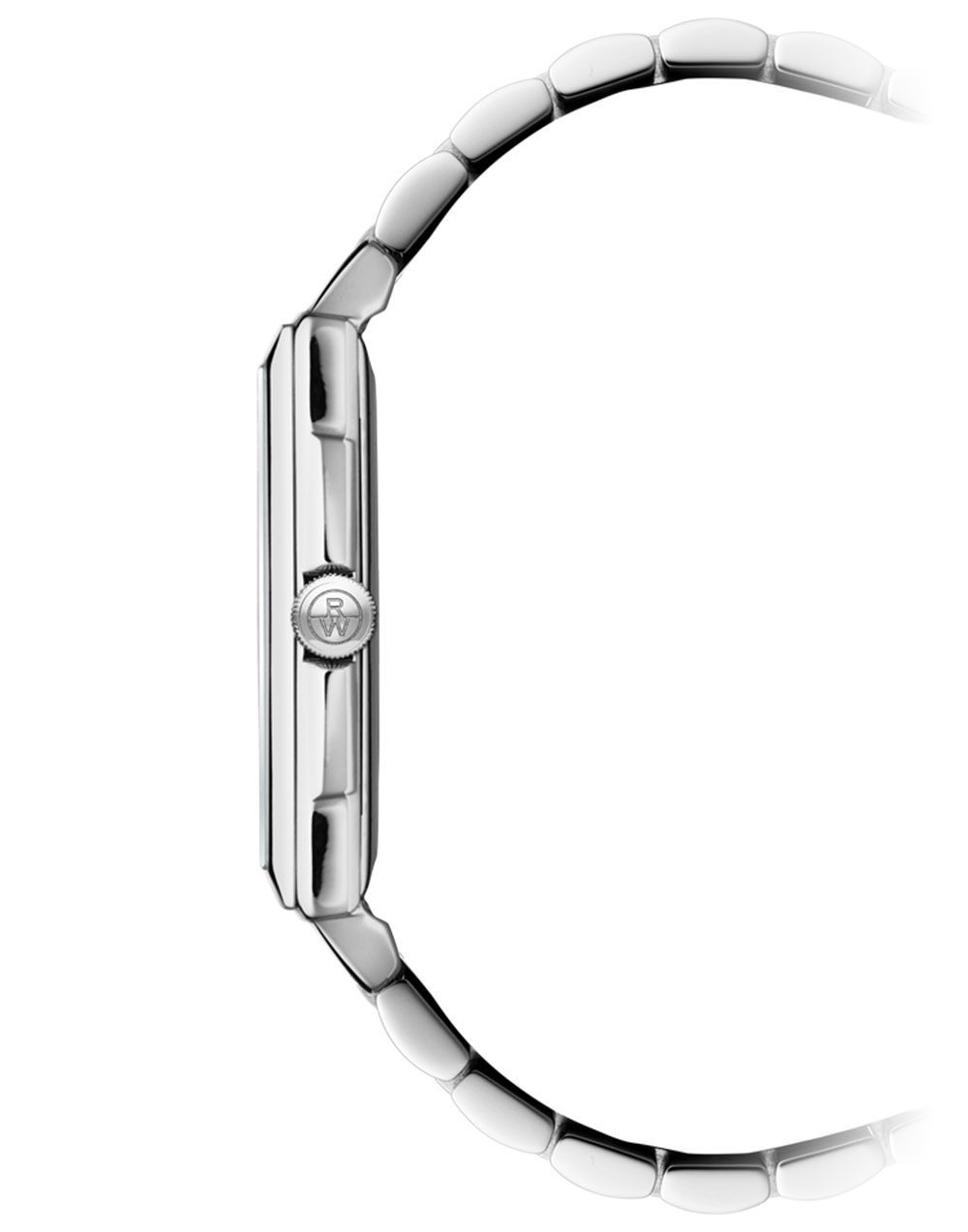 Raymond Weil Toccata Men's Rectangular White Dial Bracelet Watch, 37 x 29mm 5425-ST-00300