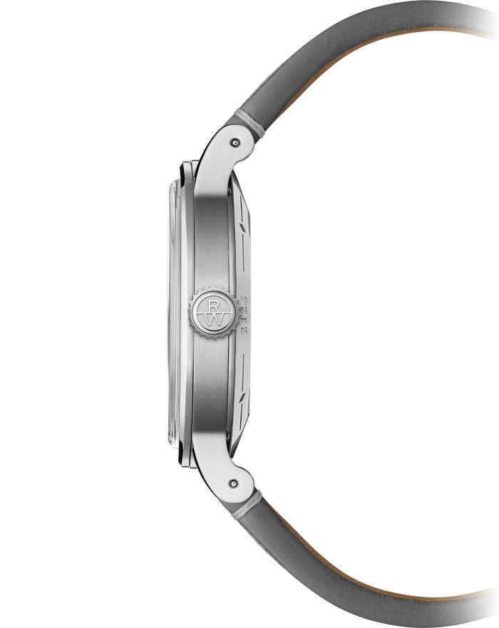 Raymond Weil Millesime Automatic Central Seconds Silver Dial Leather Strap Watch, 35mm 2125-STC-65001
