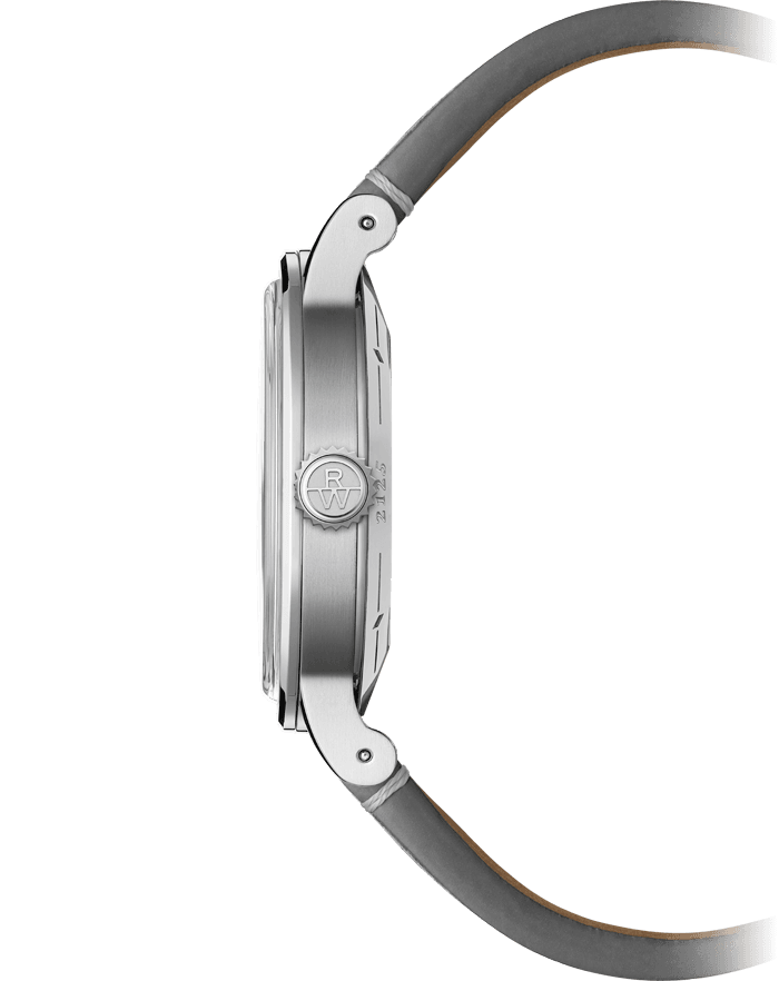 Raymond Weil Millesime Automatic Central Seconds Silver Dial Leather Strap Watch, 35mm 2125-STC-65001