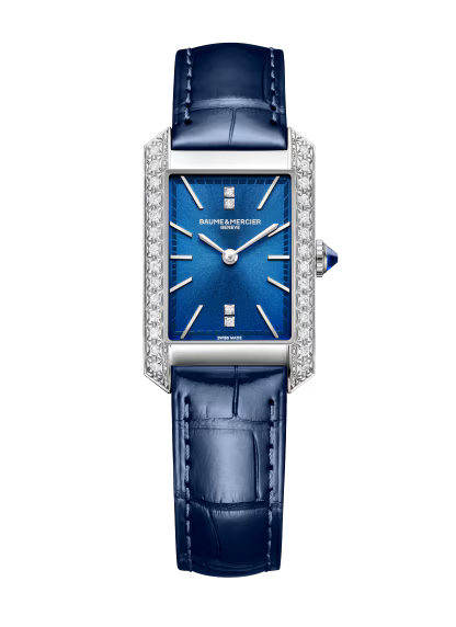 Baume & Mercier Hampton Quartz Watch, Diamond-Set 10709