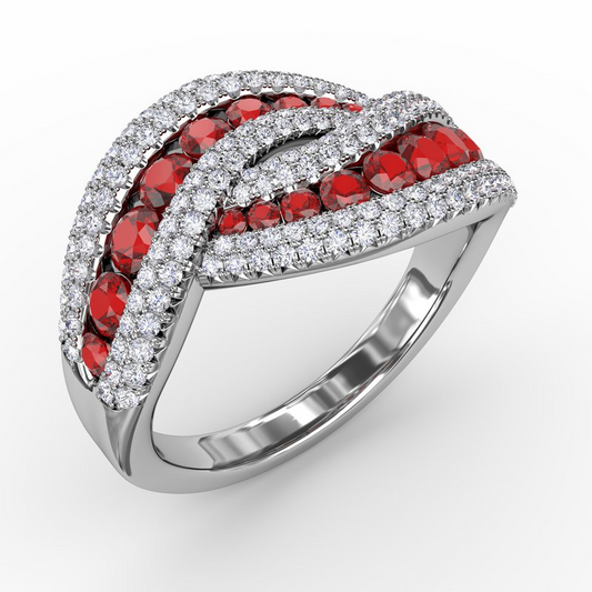 Colored Stone Rings  -  Women'
