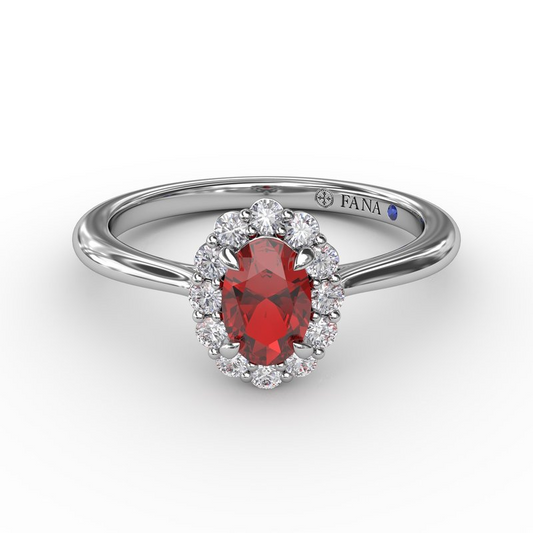 Colored Stone Rings  -  Women'
