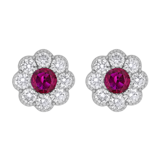 Colored Stone Earring