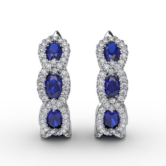 Colored Stone Earring