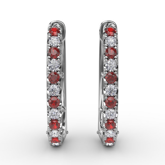 Colored Stone Earring