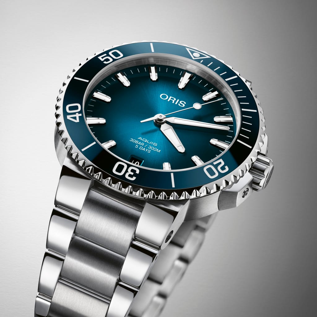 Oris Aquis Date Calibre 400 Automatic Watch 01 400 7769 4135-07 8 22 09PEB