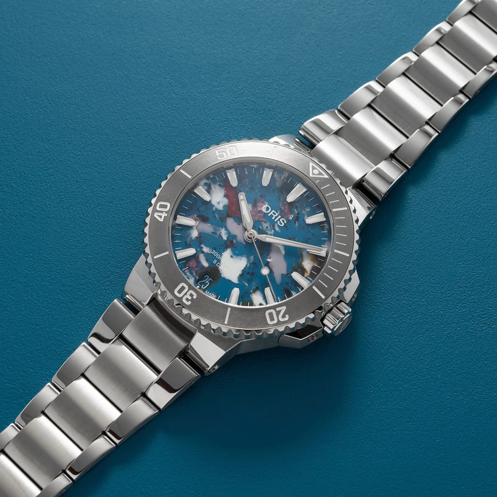 Oris Aquis Date Upcycle Calibre 400 Automatic Watch 01 400 7790 4150-07 8 23 02PEB