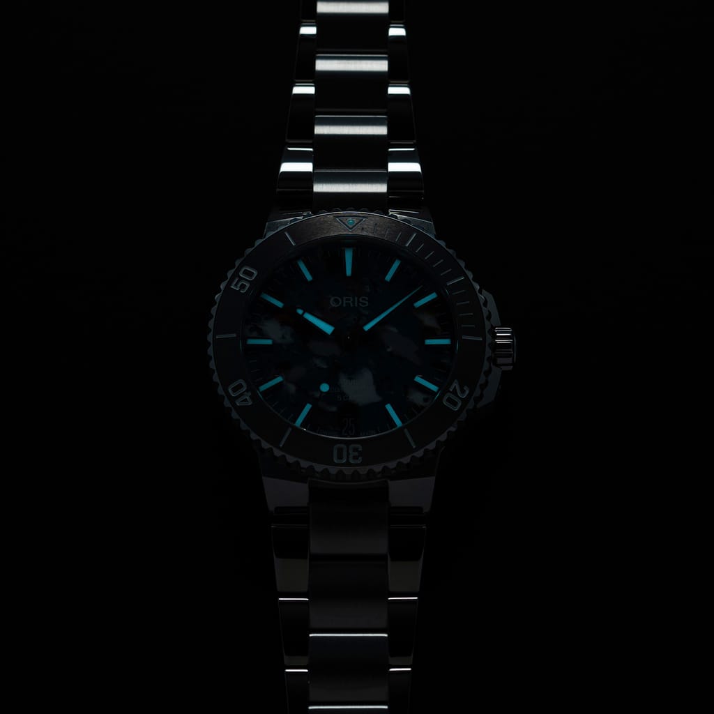 Oris Aquis Date Upcycle Calibre 400 Automatic Watch 01 400 7790 4150-07 8 23 02PEB