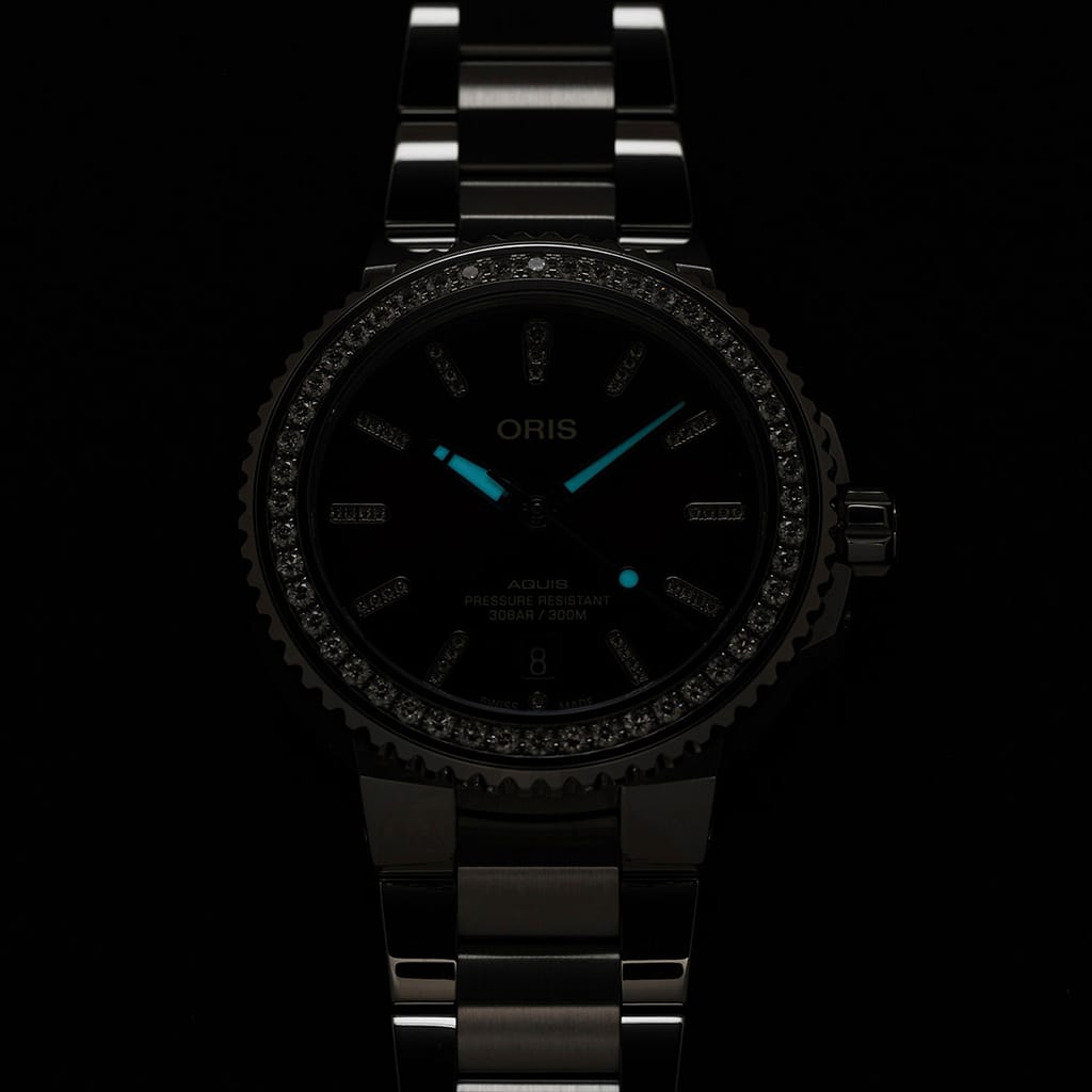 Oris Aquis Date Diamonds Automatic Watch 01 733 7766 4998-07 8 22 05PEB