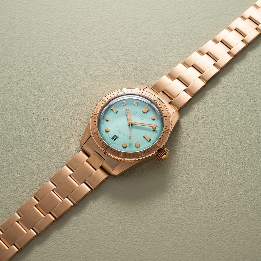 Oris Divers Sixty‑Five 'Cotton Candy' Automatic Watch 01 733 7771 3157-07 8 19 15