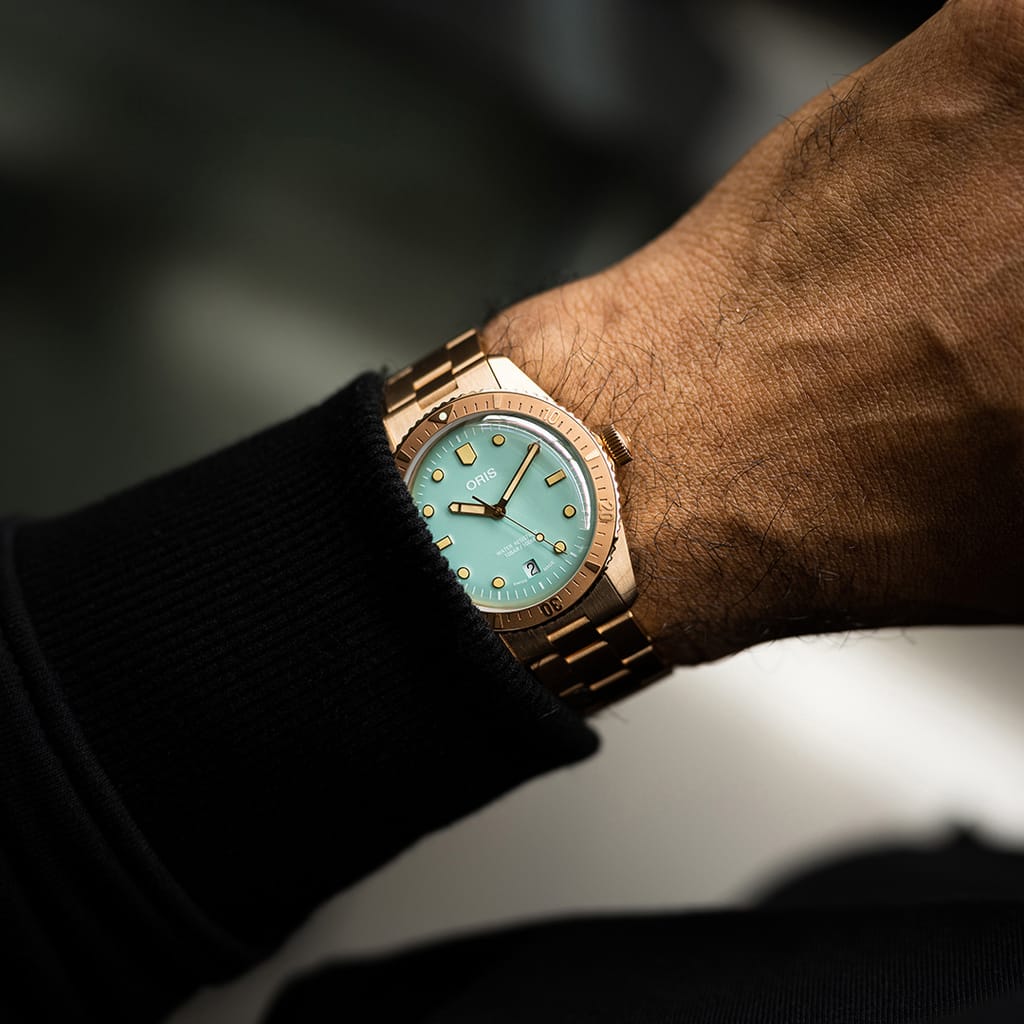 Oris Divers Sixty‑Five 'Cotton Candy' Automatic Watch 01 733 7771 3157-07 8 19 15