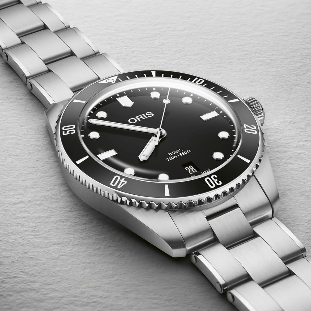 Oris Divers Date Automatic Watch 01 733 7795 4054-Set